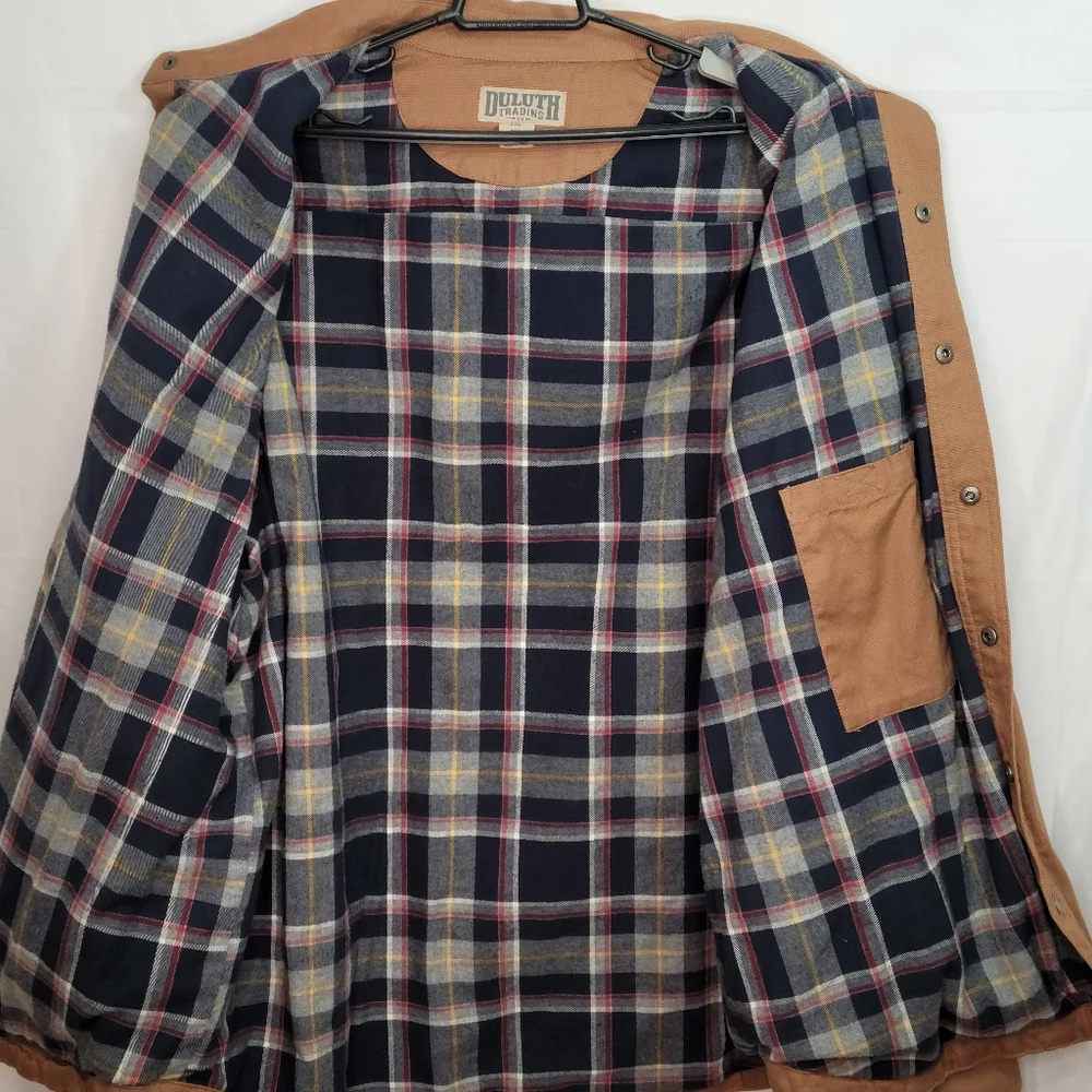 Duluth Trading co. Men’s Fire Hose Flannel-Lined Jacket 2XL - Picture 11 of 14